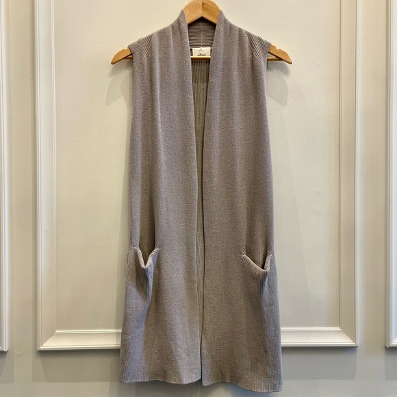 Aritzia Wilfred Dunkirk Long Open Cardigan - Picture 8 of 16